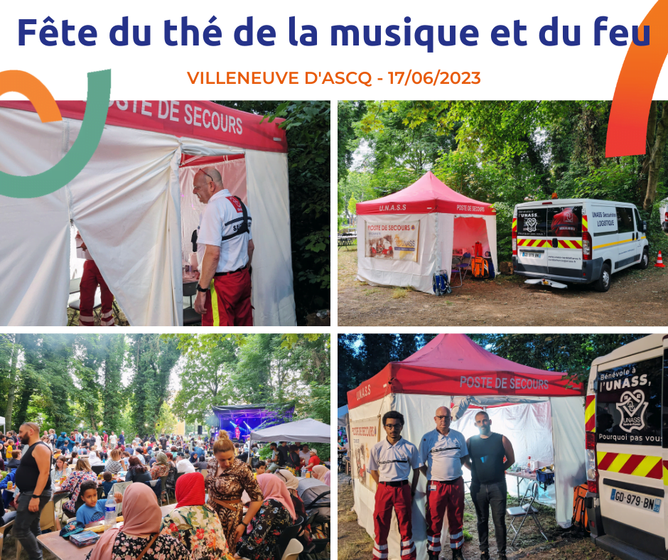 Actualités Juin Fête du thé de la musique et du feu Villeneuve d'Ascq